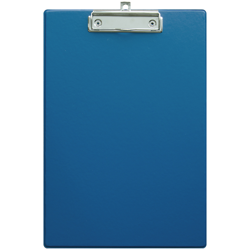 Планшет с зажимом OfficeSpace А4, ПВХ, синий ПСЗ4_68953